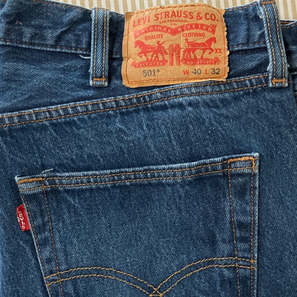 Levi's Classic Straight Blue Jeans